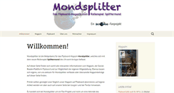 Desktop Screenshot of mondsplitter.net